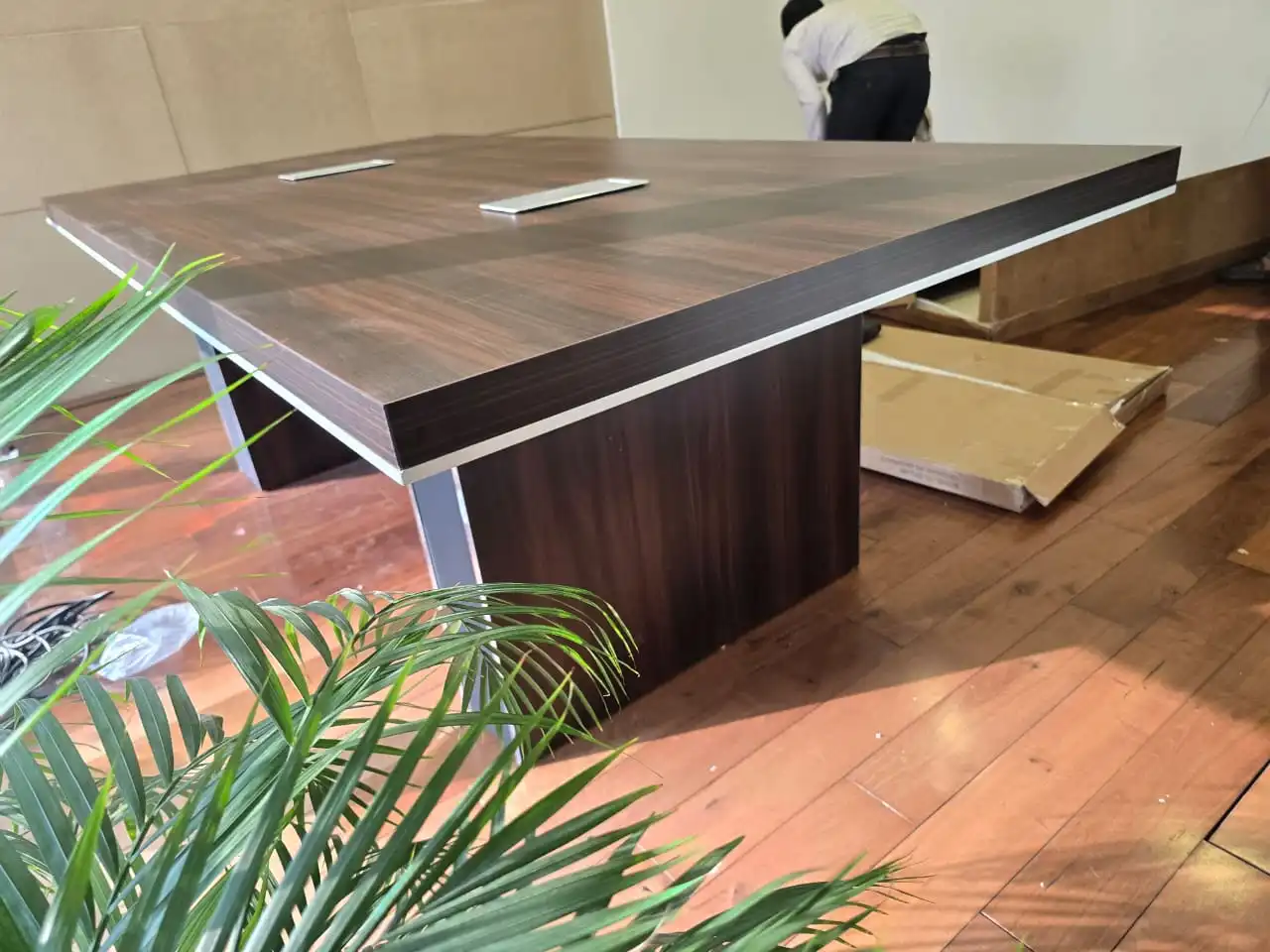 conference table setup