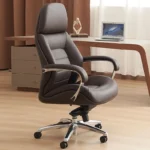 emperor high back chair front angle view