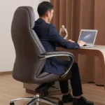 emperor high back chair back angle view