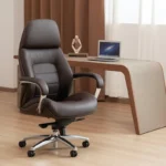 emperor high back chair side angle view