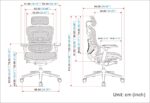 ergohuman measurements