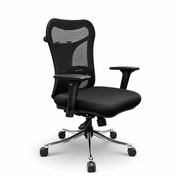 side angle view of optima indian mb chair