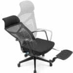 Relaxo Chair with Footrest - High Back Office Executive Chair - Ample Seatings