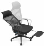 Relaxo Chair with Footrest - High Back Office Executive Chair - Ample Seatings