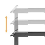 sit-stand adjustable desk