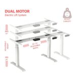AS5689 - Dual Motor 3 Stage Electric Height Adjustable Sit & Stand Desk - Image 5