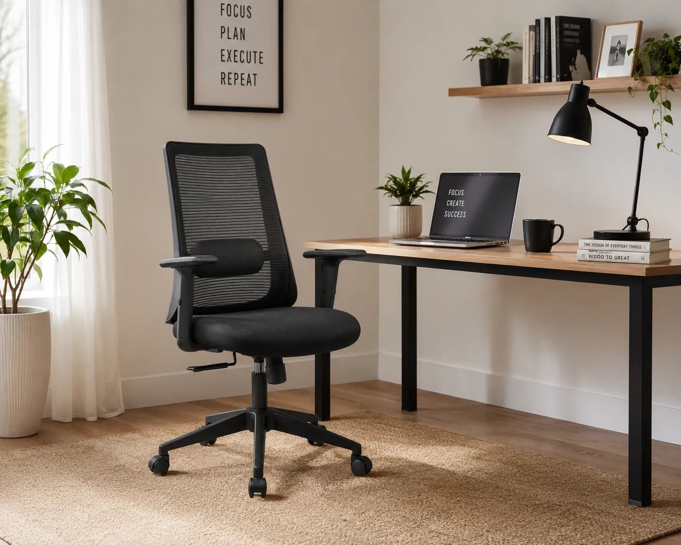 grace medium back work from home setup