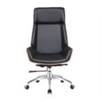front full view of the Jurish High Back Chair with ergonomic design, cushioned seat and back, PU upholstery, and high backrest for maximum comfort and support