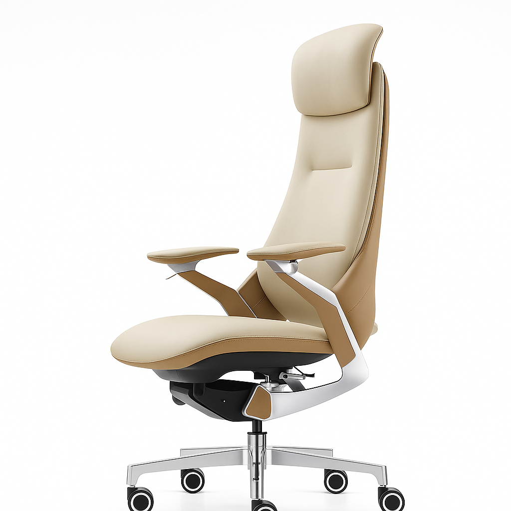 Tesla Office Chair with side view