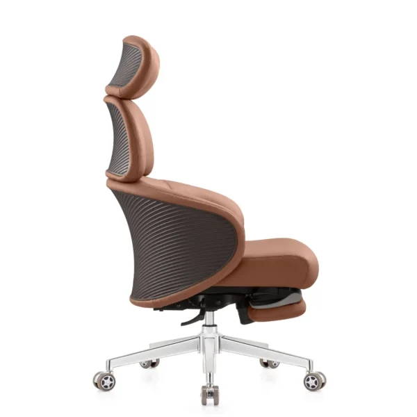 Rapid medium back office chair in coffee brown color