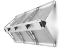 Armada 3 Seater Heavy Metal Tandem Seating without Cushion for Institutional Use