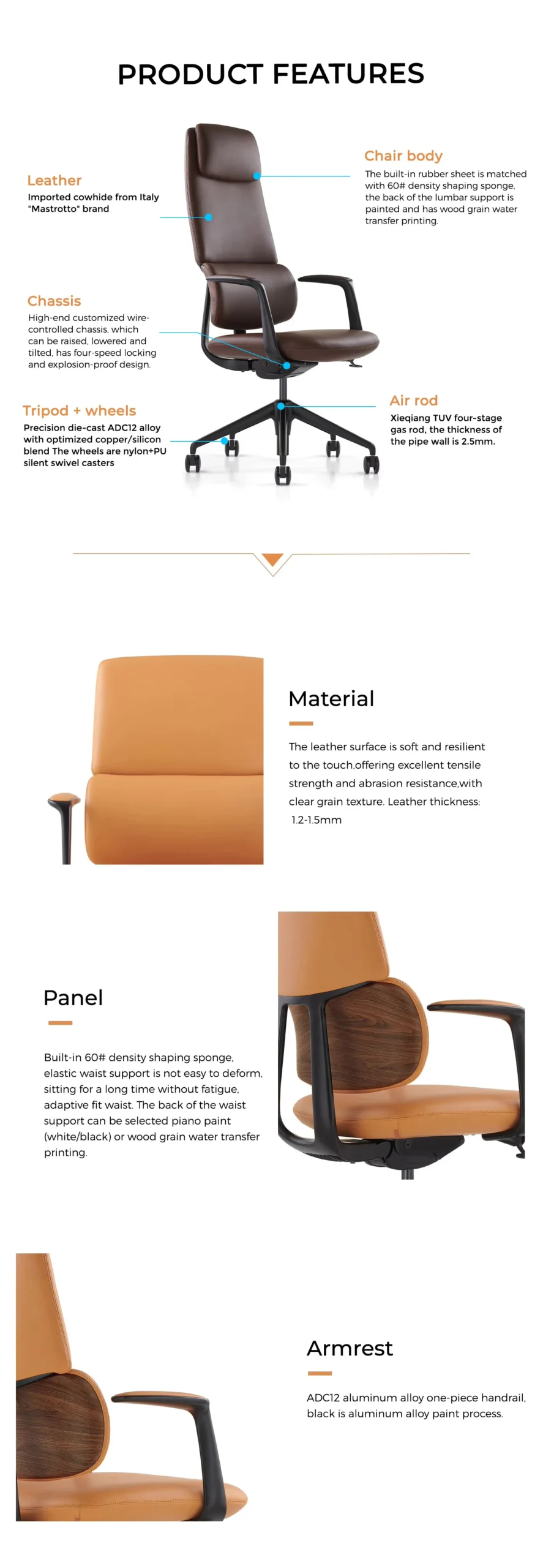 majestic office boss chair description scaled