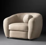 Loop Lounge Sofa modern round design for luxury living room