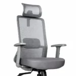 Marvel high back ergonomic office chair grey front view