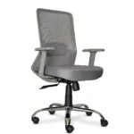 Marvel MB 2.0 medium back office chair grey front view
