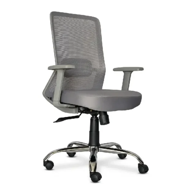 Marvel MB 2.0 medium back office chair grey front view