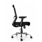 Durable medium back office chair with mesh back support