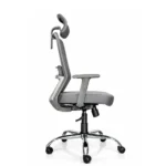 Marvel HB chair grey mesh back office chair side profile