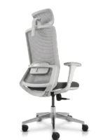 Marvel 2.0 Deluxe Grey Ergonomic Office Chair Back Angle View