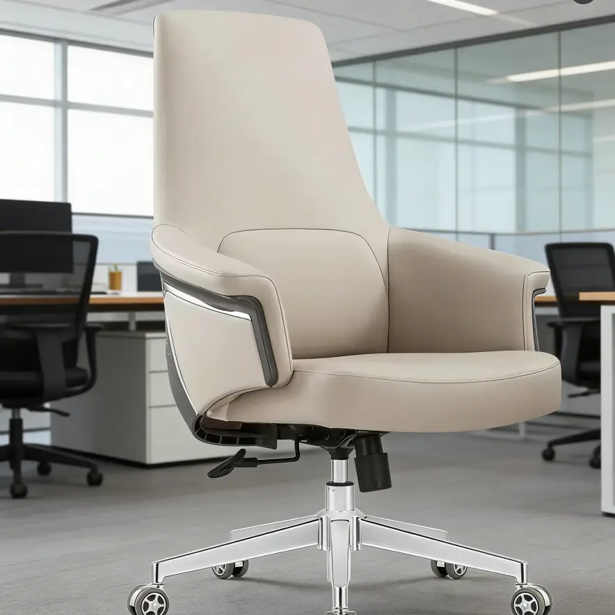 closeup photo of carnival beige mb chair