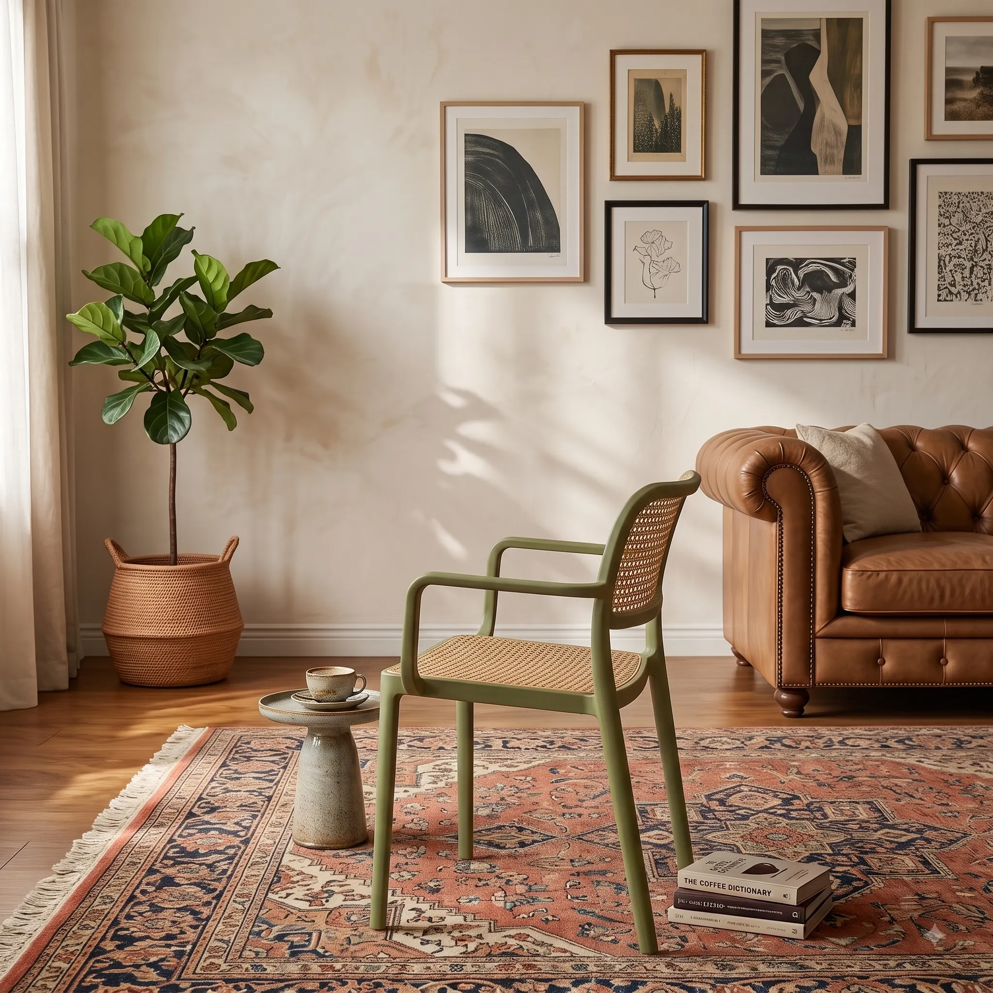 Riva cafe chair dimensions with cane seat and backrest